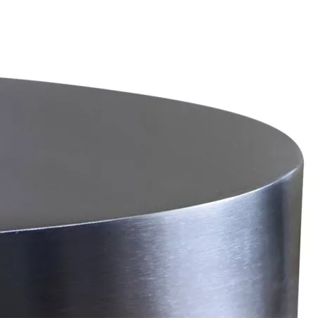 Caminetto organico freestanding Cambridge : Wikao Colore Acciaio inox spazzolato