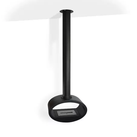 Caminetto a parete Ellipse Colore Nero Opzione Modello piccolo (H. 189 cm) Apertura Aperto su 2 lati