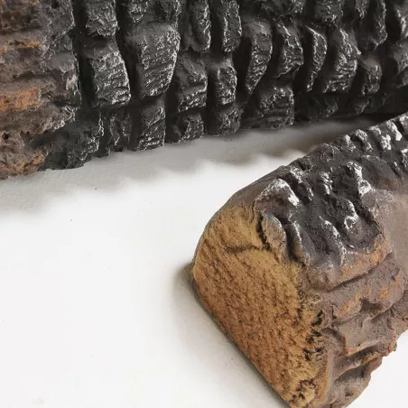 Forcella speciale per etanolo per caminetti a legna Colore Nero