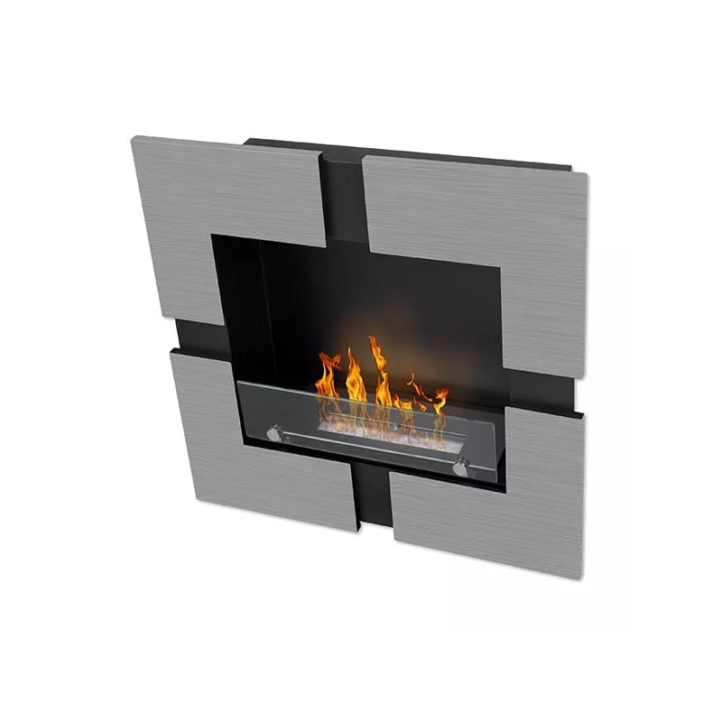 Quattro Caminetto a etanolo : Wikao casa e design Colore Acciaio inox spazzolato