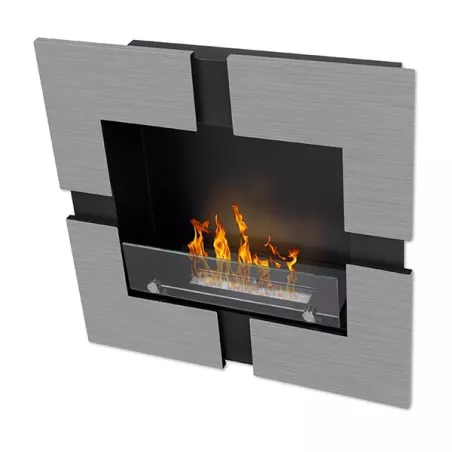 Quattro Caminetto a etanolo : Wikao casa e design Colore Acciaio inox spazzolato