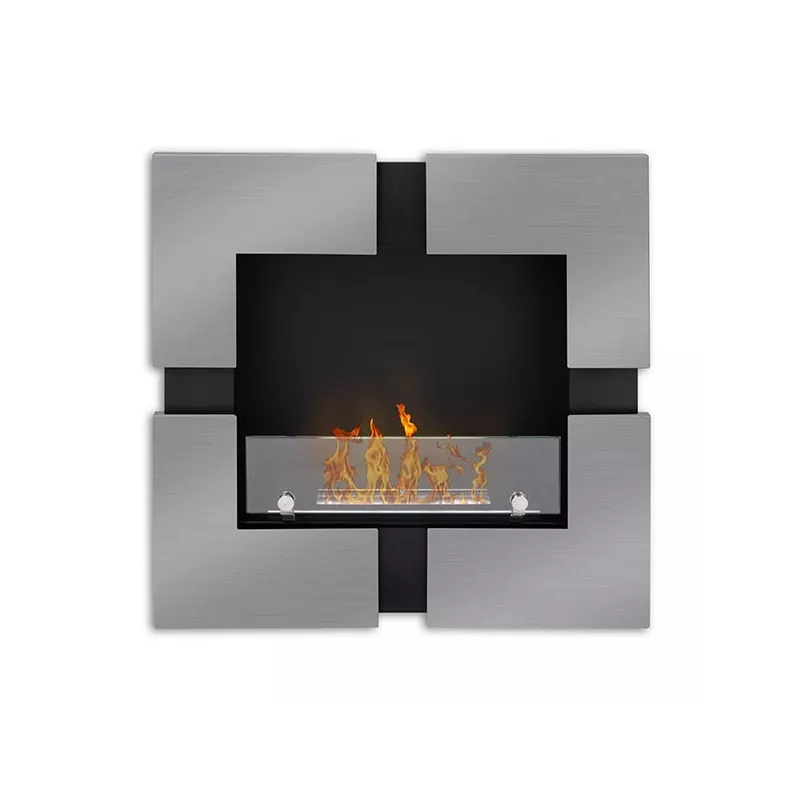 Quattro Caminetto a etanolo : Wikao casa e design Colore Acciaio inox spazzolato