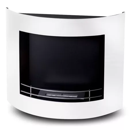 HarmonieCaminetto a etanolo , 84x27x68cm Colore Bianco Bruciatore 2.2L/4kW