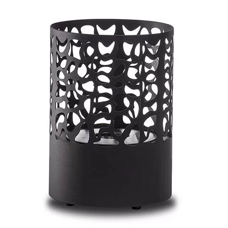 AcapulcoBiocamino da tavolo, stufa rotonda a etanolo Colore Nero