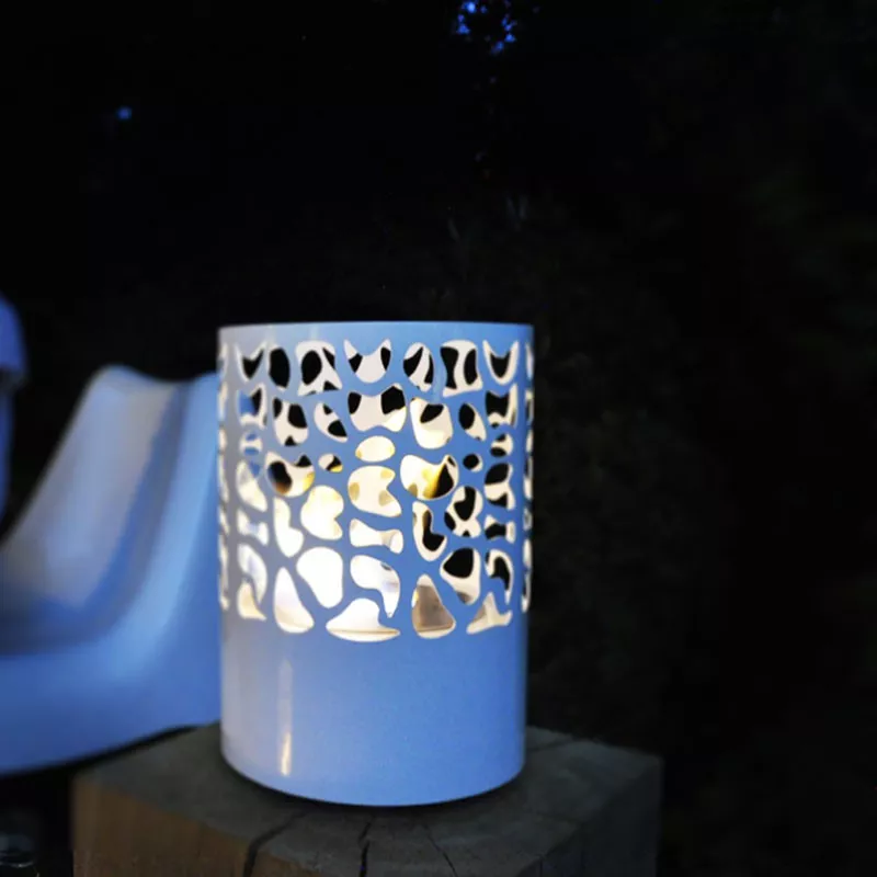 AcapulcoBiocamino da tavolo, stufa rotonda a etanolo Colore Bianco