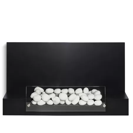 Ibrido parete/pavimento, etanolo 4kW Colore Nero