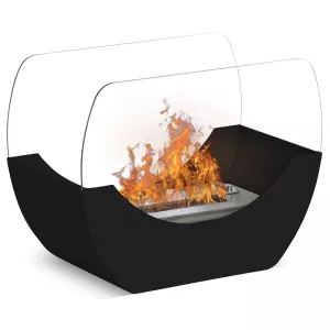 Caminetto a etanolo da tavolo nero Chloe