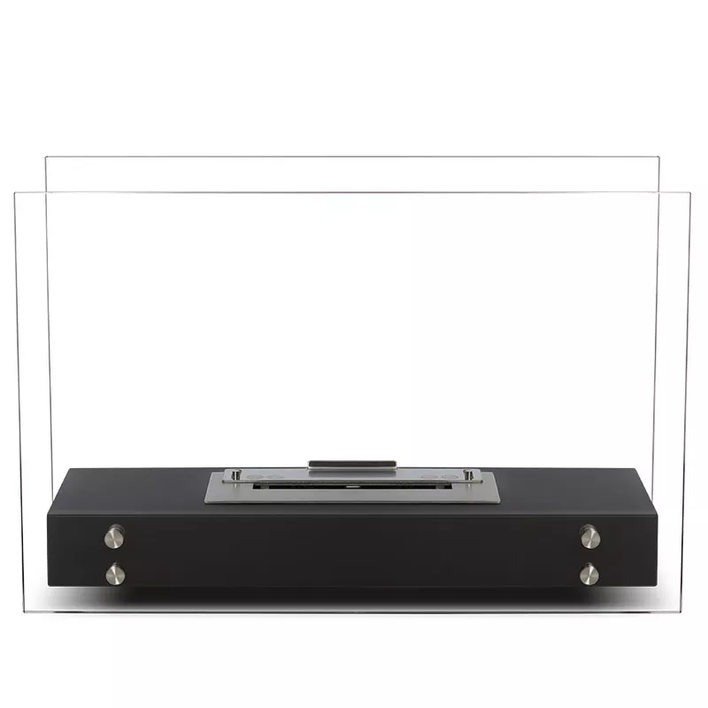 Caminetti a pavimento Ottawa Colore Nero Bruciatore 1.5L/3kW