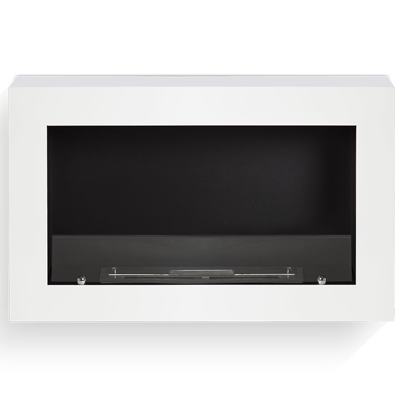 Caminetto a parete Sarana Colore Bianco