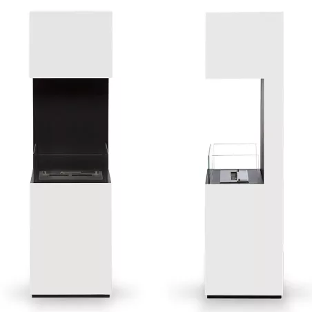 Caminetto a etanolo a libera installazione Libao Colore Bianco