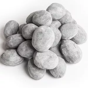 Set di 24 ciottoli decorativi per caminetti a etanolo: Wikao