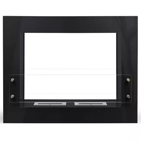 Boston Design del caminetto a etanolo a pavimento Colore Nero Bruciatore 1.5L/2,7kW