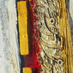 Tela di design, ricca e moderna, formato 60x120cm