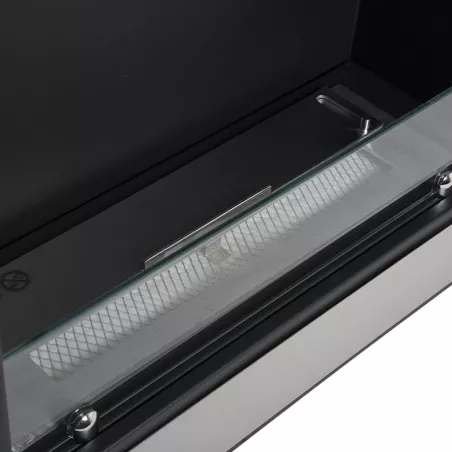 Caminetto a bioetanolo InVivo 4kW, 80x18x59 cm Colore Acciaio inox spazzolato