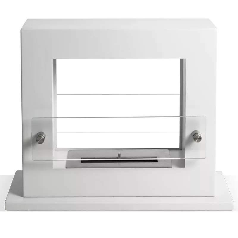 Caminetto Zenith Smart a libera installazione Colore Bianco
