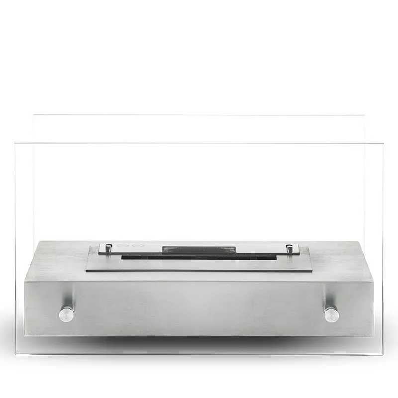 Caminetto a etanolo da tavolo Novita Colore Acciaio inox spazzolato