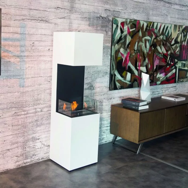 Caminetto a etanolo a libera installazione Libao Colore Bianco