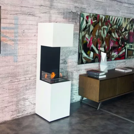 Caminetto a etanolo a libera installazione Libao Colore Bianco