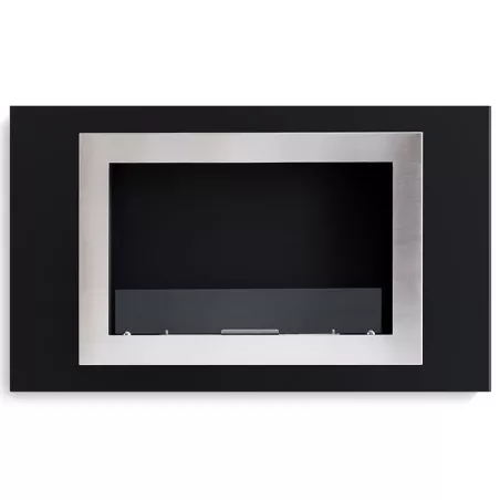 Edimbourgcaminetto organico a parete da 4,5 kW Colore Nero