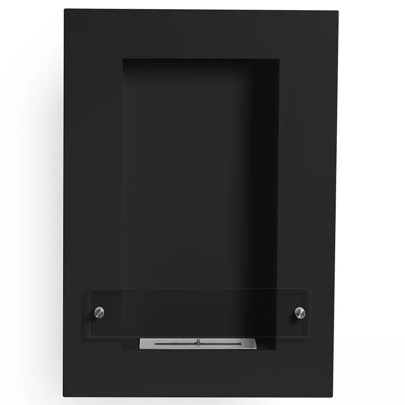 VertigoCaminetto a etanolo da parete , 80x56x16cm Colore Nero