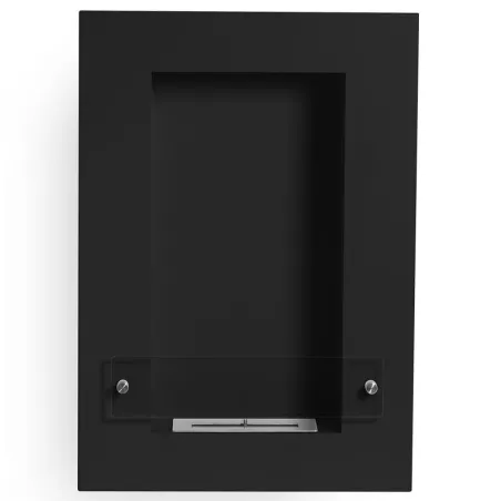 VertigoCaminetto a etanolo da parete , 80x56x16cm Colore Nero