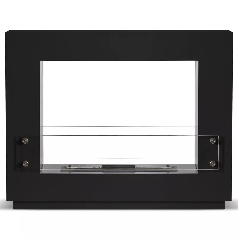 Caminetto organico Zenith a pavimento Colore Nero