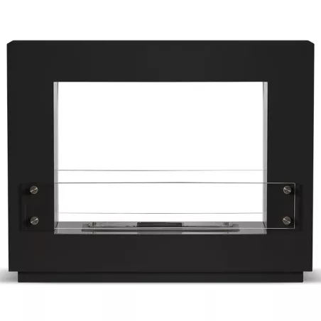 Caminetto organico Zenith a pavimento Colore Nero