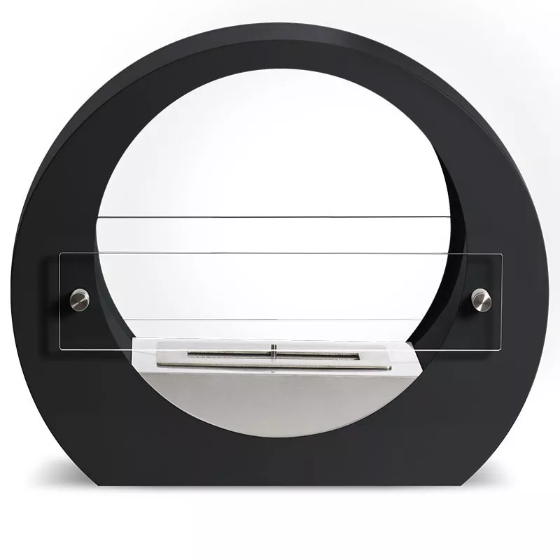 Caminetto a etanolo da pavimento Manhattan, 2,7kw Colore Nero