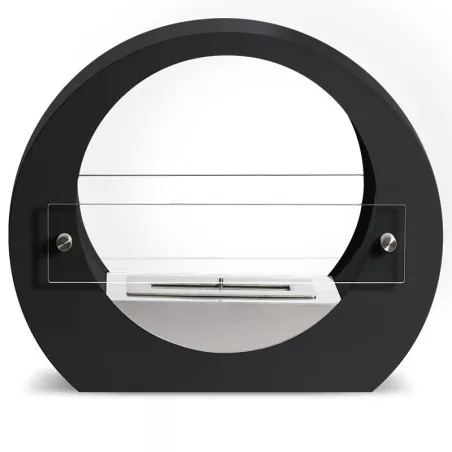 Caminetto a etanolo da pavimento Manhattan, 2,7kw Colore Nero