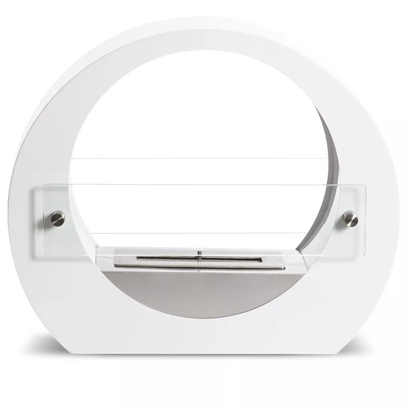 Caminetto a etanolo da pavimento Manhattan, 2,7kw Colore Bianco