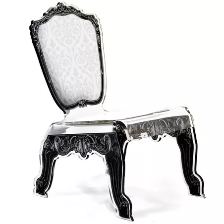 Poltroncina barocca Acrila Colore Bianco
