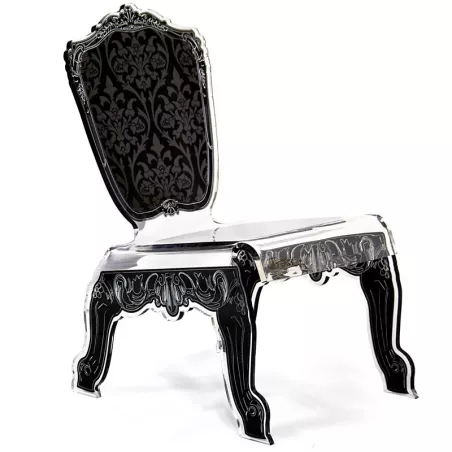 Poltroncina barocca Acrila Colore Nero