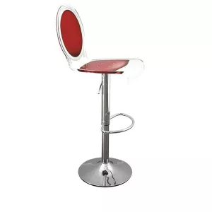 Sgabello da bar sedici trasparente