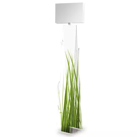 Lampade Acrila bambù, riverbero, erba Colore Verde