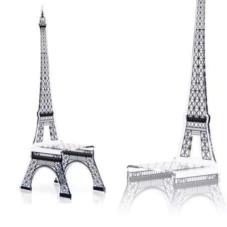 Sedia trasparente della Torre Eiffel