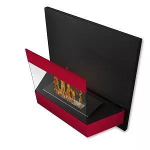 caminetto etanolo rosso Kaleos