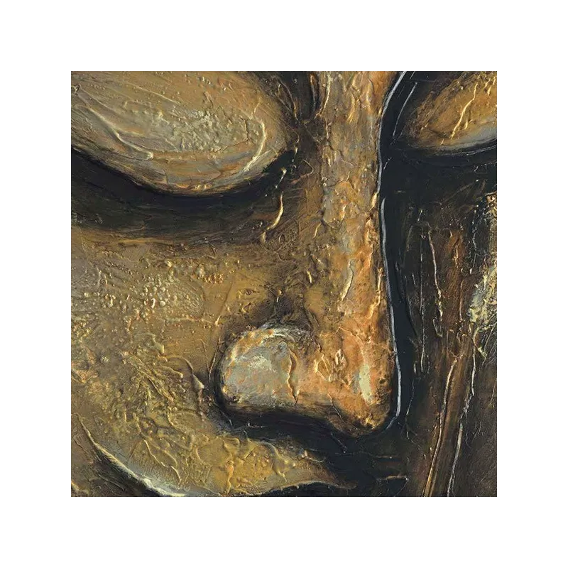 Pittura facciale del Buddha d'oro, 1 metro