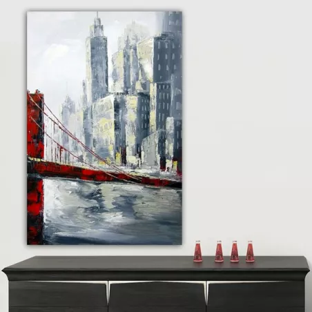 Pittura urbana ponte Golden Gate 120 x 180
