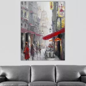 Paesaggio urbano, Parigi sacré coeur, 120 x 80 cm