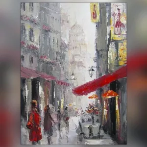 Paesaggio urbano, Parigi sacré coeur, 120 x 80 cm