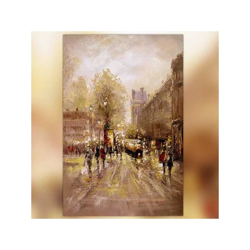 Dipinto storico, Parigi, 1900 circa, 80 x 120 cm