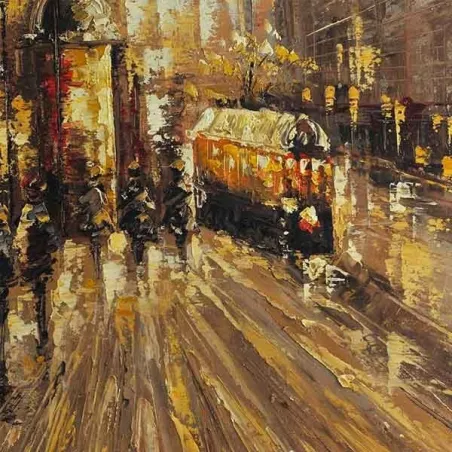 Dipinto storico, Parigi, 1900 circa, 80 x 120 cm