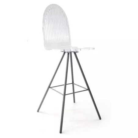 Sgabello Cali Acrila in plexiglas trasparente