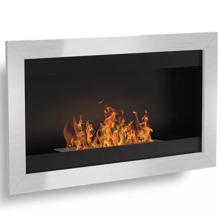 SevenFire Caminetto a etanolo : Wikao casa e design Colore Acciaio inox spazzolato Dimensione 1 bruciatore