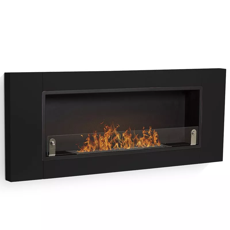 CyntheraCaminetto a bioetanolo , 136x54x15cm Colore Nero