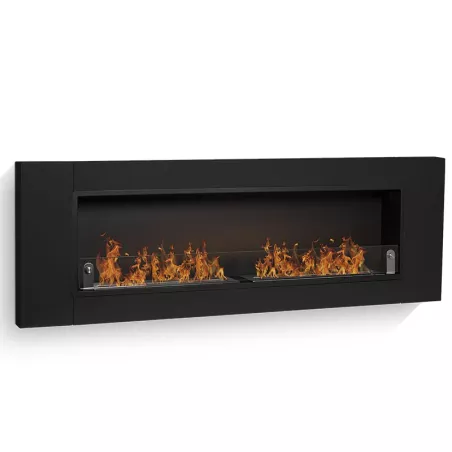 Cynthera Caminetto a bioetanolo 4 bruciatori Colore Nero