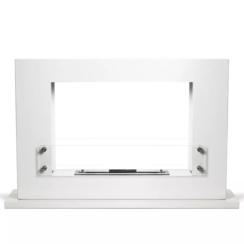 Riscaldatore a pavimento organico Athena 100cm 3kW Colore Bianco Bruciatore 2.2L/4kW