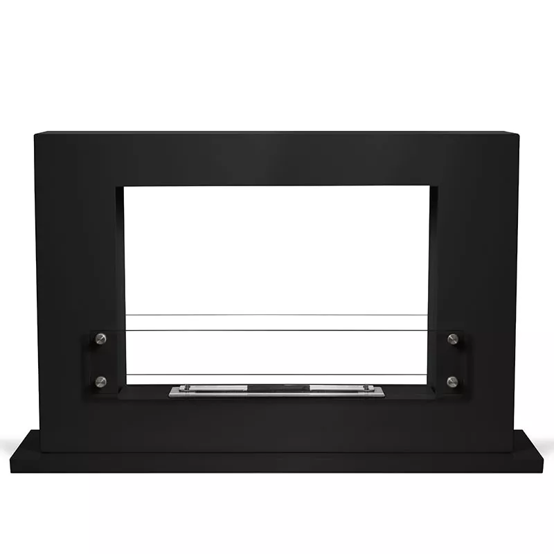 Riscaldatore a pavimento organico Athena 100cm 3kW Colore Nero Bruciatore 2.2L/4kW