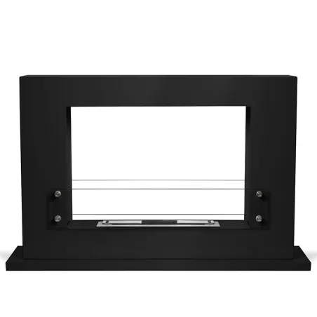 Riscaldatore a pavimento organico Athena 100cm 3kW Colore Nero Bruciatore 2.2L/4kW