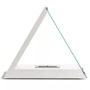 Caminetto a etanolo Kheops a triangolo nero